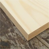 Emprenyeli Masif Ahşap Plaka - 30 mm kalınlık, 40 cm genişlik, alternatif uzunluk ölçüleri - 4