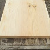 Emprenyeli Masif Ahşap Plaka - 30 mm kalınlık, 40 cm genişlik, alternatif uzunluk ölçüleri - 5