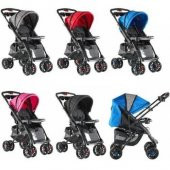 Babyhope 609 Çift Yönlü Alüminyum Bebek Arabası - 1