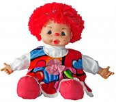 Bebişko Oturan Renkli Saçlı Lahana Bebek 50 Cm - 1