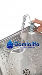 Damlalife Fışkırtmalı Musluk Basmalı Su Çeşme - 2