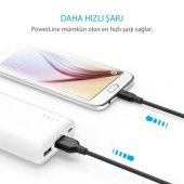 ANKER PowerLine Micro USB Şarj/ Data Kablosu 0.9 Metre - Siyah thumbnail 4