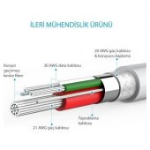 Anker PowerLine Micro USB Şarj/ Data Kablosu 0.9 Metre - Beyaz - 3