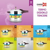 Termo Düdüklü Tencere  3 5 6 7 8 10 12 Lt Litre Pres Tencereler - 1