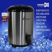 Penguen 1295C Su Termosu 9.5 Litre İçi Dışı Çelik Termos - 1