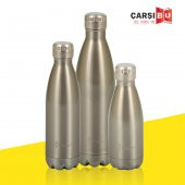 Penguen Şişe Termos Matara Çocuk Suluk Su Şişesi Çelik Termosu 1035T 1050T 1075T - 2