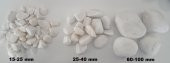 Beyaz Dolomit Taş 1 Kg 1,5-2,5 Cm Beyaz Dolamit Taşı Dere Taşı Çakıl Taşı Doğal Taş Bahçe Süs Taşı Dekor Taşı Dekoratif Taş - 2