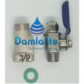 damlalife 3/8 su arıtma hat alma bağlantı aparatı - 2