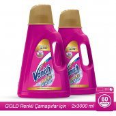 Vanish Kosla Leke Çıkarıcı Gold Sıvı 2x3000 ml Renkliler için - 1