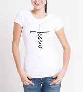 Handwrite Temalı Bayan Tişört - 1