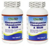 Nutrivita Nutrition Glucosamine Chondroitin Msm 180 tablet 2 Kutu İNDİRİMDE - 1