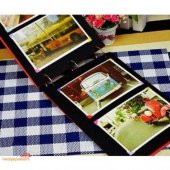 Kişiye Özel Kalp Desenli Ahşap Kendin Yap Albüm Defter - 3