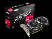 MSI RX570 4GB 256B GDDR5 DVI,HDMI,DP AMD Ekran Kartı RX-570-ARMOR-4G-OC - 1