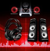 XPG Emix H30 Solox F30 Amplifier Kulak Üstü Gaming Kulaklık SOLOXF30-EMIXH30 - 4