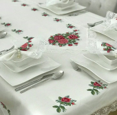 KANAVICE BASKILI YEMEK TAKIMI - 1