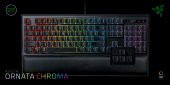 RAZER RAZER Ornata Chroma,Membrane,Siyah Gaming Klavye Kol Dayama Yastığı RZ03-02040900-R3L1 - 1