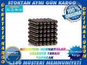SİHİRLİ MANYETİK TOPLAR SİYAH GÜMÜŞ NEODYUM MIKNATIS KÜP BİLYE 21 - 1