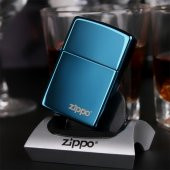 ORJİNAL FATURALI ZİPPO SAPPHİRE BLUE ZİPPO ÇAKMAK SAFİR MAVİ - 1