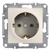 Schneider Asfora Krem Topraklı Priz Eph2970123 - 1