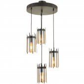 Trendylight Bukre 4 Lü Siyah Renkli Sarkıt Avize - 1