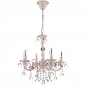 Trendylight Mine 4 Lü Pembe Renkli Taşlı Mum Duylu Avize - 1