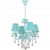 Trendylight Mine 4 Lü Mavi Renkli Taşlı Şapkalı Avize - 1