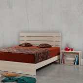 Huga Çift Kişilik 160 X 200 Karyola Komodin Takım, Meşe - 3