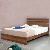 Huga Çift Kişilik Ahşap Karyola 180x200 , Ceviz - 1