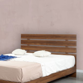 Huga Çift Kişilik Ahşap Karyola 180x200 , Ceviz - 2