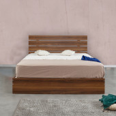 Huga Çift Kişilik Ahşap Karyola 180x200 , Ceviz - 3