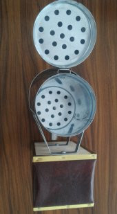 Arıcı Körüğü 1 Adet Arı Körüğü Arı Körük Arı Gumanlama Kovan Duman Verici körük Deri Paslanmaz Galvaniz - 3