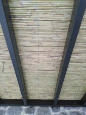 Bambu Cit 1,5x4,5= 6,75 m2 Kamış Çit Dekoratif Çit Rulo Bambu çit Hasır Çit - 4