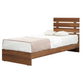 Huga Tek Kişilik 120x200 Karyola, Ceviz - 1