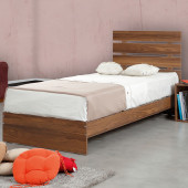 Huga Tek Kişilik 120x200 Karyola, Ceviz - 2