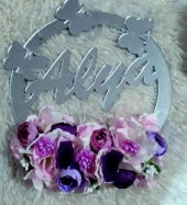 DEKORATİF AYNALI PLEKSİ ÇOCUK ODASI KAPISÜSÜ ( LAZER KESİM & KAZIMA ) - 1