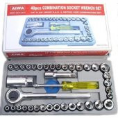 Aiwa 40 Parça 1/4 - 3/8 Lokma Takımı - 1
