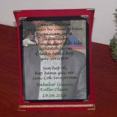 Babalara Özel Baskılı Plaket - 1