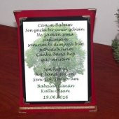 Babalara Özel Baskılı Plaket - 2