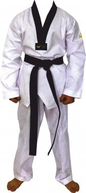SİYAH YAKA TAEKWONDO ELBİSESİ - 1