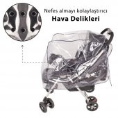 Sevi Bebe Puset Yağmurluğu Bebek Arabası Yağmurluğu Art-321 - 4