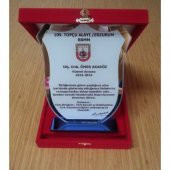 KİŞİYE ÖZEL BASKILI CAM PLAKET - 1