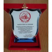 KİŞİYE ÖZEL BASKILI CAM PLAKET - 2