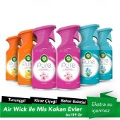 Air Wick Oda Kokusu Pure Aeresol Sprey 6x250 ml - 1