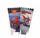 Superman Tasarımlı Karton Mısır İkram Kutusu, Parti Masası Ürünü - 2