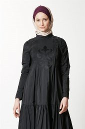 Muslima Wear Elbise-170112 Siyah - 2