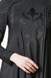 Muslima Wear Elbise-170112 Siyah - 5