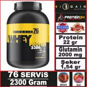Biogain Nutrition Whey Protein Tozu 2300 Gr 76 Servis Bol Hediye - 1