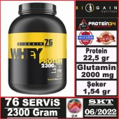 Biogain Nutrition Whey Protein Tozu 2300 Gr 76 Servis Bol Hediye - 3