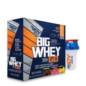 Big Whey Go Whey Protein Tozu Tekli Sachet 68 Servis 68 Saşe Çikolata Çilek Muz Mix - 1