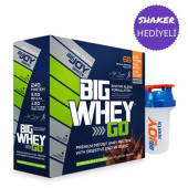 Big Whey Go Whey Protein Tozu Tekli Sachet 68 Servis 68 Saşe Çikolata Çilek Muz Mix - 2